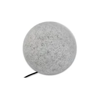 Kép 1/7 - MasterLED Kula földbe szúrható 40 cm-es kerti gömb E27-es foglalattal kő színű