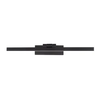 Kép 1/5 - MasterLED Lappa 9 W-os 40cm-es fekete oldalfali lámpa