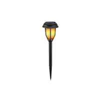 Kép 1/4 - MasterLED Leszúrható fekete napelemes lámpa 40 cm