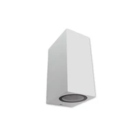 Kép 1/3 - MasterLED Lida 150x92 fehér szögletes oldalfali lámpa GU10-es foglalattal