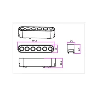 Kép 2/2 - MasterLED LUXO Linea 6-W-os mágneses sínes lámpa 4000K 48V
