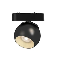 Kép 1/2 - MasterLED LUXO Mars 10-W-os fekete mágneses sínes lámpa 4000K 48V