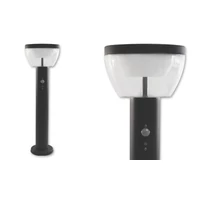Kép 1/4 - MasterLED Merida Napelemes 3 W-os natúr fehér 50 cm magas fekete állólámpa mozgásérzékelős