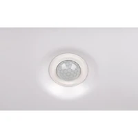 Kép 4/5 - MasterLED Mevo 2xE27-es foglalatú beépített mozgásérzékelős kerek fehér mennyezeti lámpa