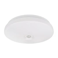 Kép 1/5 - MasterLED Mevo 2xE27-es foglalatú beépített mozgásérzékelős kerek fehér mennyezeti lámpa