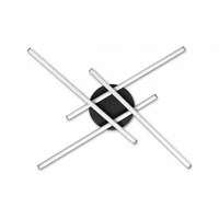 Kép 4/7 - MasterLED Modena Grando 34 W-os ø70 cm natúr fehér fekete LED mennyezeti lámpa