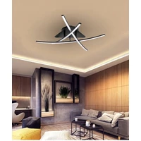 Kép 8/8 - MasterLED Modena Loria 29 W-os ø62 cm natúr fehér fekete LED mennyezeti lámpa
