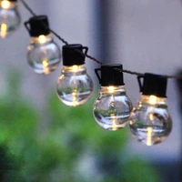 Kép 2/6 - MasterLED Napelemes kerek alakú 20 LED-es 4,85 m hosszúságú girland