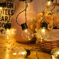 Kép 5/6 - MasterLED Napelemes kerek alakú 20 LED-es 4,85 m hosszúságú girland