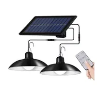 Kép 1/5 - MasterLED Napelemes lámpa x2 távirányítóval 6500K 200lm