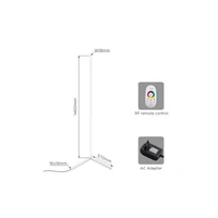 Kép 3/6 - MasterLED RGB 140 cm-es fehér színű állólámpa
