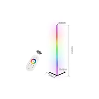 Kép 3/5 - MasterLED RGB 140 cm-es fekete színű állólámpa