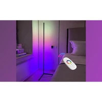 Kép 4/5 - MasterLED RGB 140 cm-es fekete színű állólámpa