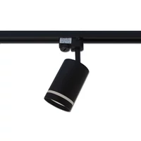Kép 3/10 - MasterLED Ring sínre szerelhető lámpa GU10-es foglalattal matt fekete