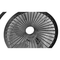 Kép 5/9 - MasterLED Rodos 72 W-os 600 mm fekete-fehér LED távirányítós mennyezeti lámpa beépített ventillátorral