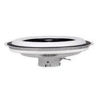 Kép 6/9 - MasterLED Rodos 72 W-os 600 mm fekete-fehér LED távirányítós mennyezeti lámpa beépített ventillátorral