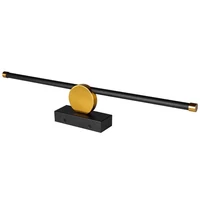 Kép 4/7 - MasterLED Santo 12W 4000K 60 cm-es fekete/arany tükör feletti lámpa IP44-es védettségű