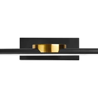 Kép 6/7 - MasterLED Santo 12W 4000K 60 cm-es fekete/arany tükör feletti lámpa IP44-es védettségű