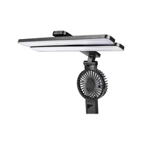 Kép 4/7 - MasterLED Summer 9W-os asztali lámpa beépített ventilátorral 3000-6500K fekete