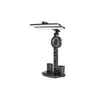 Kép 1/7 - MasterLED Summer 9W-os asztali lámpa beépített ventilátorral 3000-6500K fekete