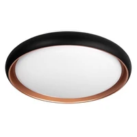 Kép 1/3 - MasterLED XUDO 54W 3000-6500K 400x85 mm fekete/arany színű mennyezeti lámpa távirányítóval