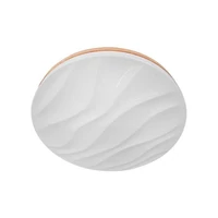 Kép 2/5 - MasterLED XUDO 72W 3000-6500K 500x85 mm valódi fa/fehér színű mennyezeti lámpa távirányítóval
