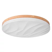 Kép 3/5 - MasterLED XUDO 72W 3000-6500K 500x85 mm valódi fa/fehér színű mennyezeti lámpa távirányítóval