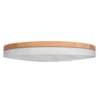 Kép 1/5 - MasterLED XUDO 72W 3000-6500K 500x85 mm valódi fa/fehér színű mennyezeti lámpa távirányítóval