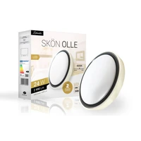 Kép 3/3 - Skön Olle 24 W-os ø400 mm kerek natúr fehér fehér-szürke színű mennyezeti lámpa IP20-as védettségű