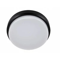 Kép 1/2 - Strühm Aron 18 W-os ø210 mm kerek natúr fehér fekete mennyezeti lámpa IP65-ös védettségű