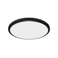 Kép 1/2 - Strühm Planar 18 W-os ø265 mm kerek fekete mennyezeti lámpa IP54-es védettségű