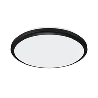 Kép 1/2 - Strühm Planar 24 W-os ø315 mm kerek fekete mennyezeti lámpa IP54-es védettségű