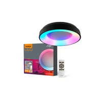 Kép 3/3 - Videx EDGE 72 W-os RGB fekete távirányítós mennyezeti lámpa