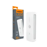 Kép 1/9 - Videx felfelé és lefelé világító beépített LED-es újratölthető lámpa mágneses hátlappal 3000-6500K