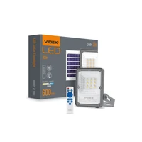 Kép 1/5 - Videx Gelio 20 W-os natúr fehér napelemes reflektor