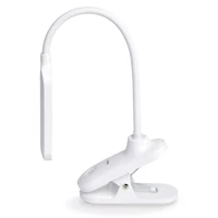 Kép 4/6 - Videx Helsinki 3000-5500K fehér csíptetős asztali lámpa USB csatlakozóval