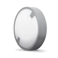 Kép 2/5 - Videx Inga 18 W-os ø220 mm kör alakú natúr fehér antracit színű mennyezeti lámpa IP65-ös védettségű