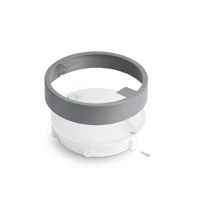 Kép 3/5 - Videx Inga 18 W-os ø220 mm kör alakú natúr fehér antracit színű mennyezeti lámpa IP65-ös védettségű