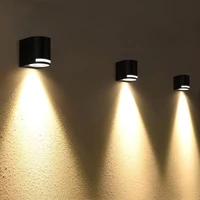 Kép 3/4 - Videx Justin oldalfalra helyezhető fekete IP54-es védettségű kültéri lámpatest GU10-es foglalattal