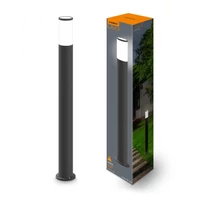 Kép 1/6 - Videx kerek kerti 60 cm-es fekete színű állólámpa GU10-es foglalattal