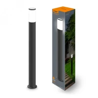 Kép 1/6 - Videx kerek kerti 60 cm-es fekete színű állólámpa GU10-es foglalattal