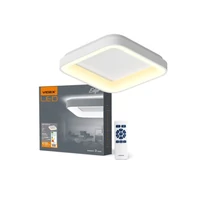 Kép 1/6 - Videx Led Edge 72 W-os ø450mm fehér négyzet alakú LED távirányítós mennyezeti lámpa