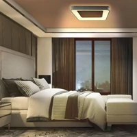 Kép 4/6 - Videx Led Edge 72 W-os ø450mm fekete négyzet alakú LED távirányítós mennyezeti lámpa