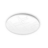 Kép 1/5 - Videx Mila 24 W-os ø326 mm kör alakú natúr fehér mennyezeti lámpa IP44-es védettségű