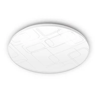 Kép 1/6 - Videx Mila 48 W-os ø480 mm kör alakú natúr fehér mennyezeti lámpa IP44-es védettségű