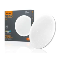 Kép 6/6 - Videx Toma 24 W-os ø326 mm kör alakú natúr fehér mennyezeti lámpa IP44-es védettségű