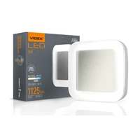 Kép 5/6 - Videx Vika 15 W-os 190x190 mm négyzet alakú natúr fehér fehér mennyezeti lámpa IP65-ös védettségű