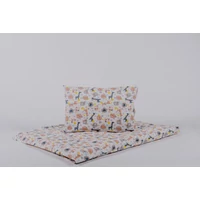 Kép 1/2 - 2 részes gyermek ágyneműhuzat 90x130+40x50 cm Bébi állatkák
