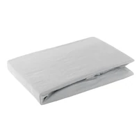 Kép 1/5 - jersey-pamut-gumis-lepedo-vilagosszurke-120-x-200-cm-25-cm
