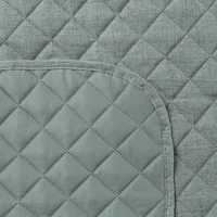 Kép 4/5 - len1-vaszon-szerkezetu-preselt-mintas-agytakaro-menta-220-x-240-cm-kozeli-anyag